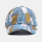 Color Graffiti Cotton Washed Distressed Baseball Cap
