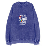 Why Fit In When You Were Born To Stand Out Autism Vintage Sweatshirt