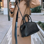 Retro British style mid-length coat