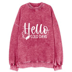 Winter Wonderland Hello Cold Days Vintage Sweatshirt