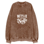 Netflix And Nap Vintage Sweatshirt