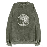 Intertwined Existence The Tree Of Life Vintage Sweatshirt