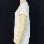Short Sleeves Solid Color Round-Neck T-Shirts Tops