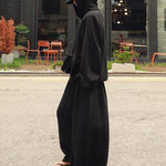 Loose Urban Gray Wide Leg Elastic Waist Pants