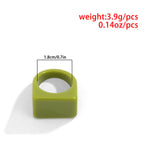 Original Stylish Resin 8 Colors Geometric Ring