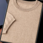 PREMIUM CASHMERE CLASSIC CREWNECK T-SHIRT