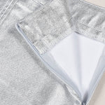 High Waisted H-Line Solid Color Split-Joint Skirts