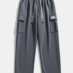 Relax Fit Straight Leg Jersey Cargo Pants