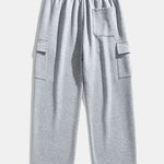 Relax Fit Long Sleeve 2 In 1 Waffle T-Shirt & Relax Fit Straight Leg Jersey Cargo Pants