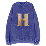 Letter H Vintage Sweatshirt