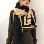 Original Warm Letter Print Shawl&Scarf