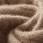 PURE CASHMERE CABLE KNIT HOODIE