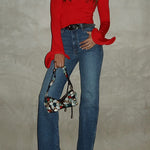 Margovil Mid Rise Pocketed Straight Leg Denim Pants