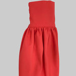 Long Sleeves Loose Buttoned Hollow Solid Color Split-Joint Round-Neck Maxi Dresses