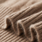 PURE CASHMERE CABLE KNIT HOODIE