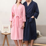 Comfortable Solid Bandage Thin Pajama Robe