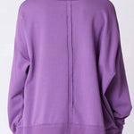 Halloween Letter Printed Top Loose Casual Sweatshirt