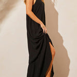 KIMONIE Pocket Plain Maxi Dress