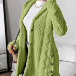 Aria ��� Cozy Argyle Knit Coat