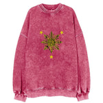 Filipino Cultural Sun Motif Vintage Sweatshirt