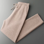 PURE EXTRA-FINE MERINO WOOL LEISURE TROUSERS