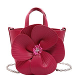 Flower Shape Pleated Split-Joint Bags Crossbody Bags Handbags Tote Bags