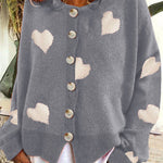 Heart Sweater Women's Cardigan