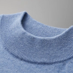 PREMIUM CASHMERE MOCK NECK T-SHIRT