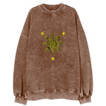 Filipino Cultural Sun Motif Vintage Sweatshirt