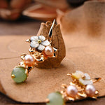 Original Flower Pearl Earrings