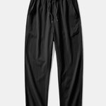 Crinkle Textured Straight Leg Pants