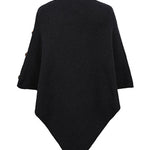 Casual 7 Colors High-Neck Sweater Cape
