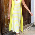Fine Line Fluid Knit Dress