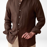 PORTOFINO COASTAL SHIRT - Dark Brown