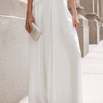 Sleeveless Layered High-Neck Maxi Dress