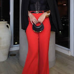 Black tailored suit jacket
