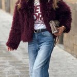 Ideal Fuchsia Hue Fleece Jacket