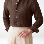 PORTOFINO COASTAL SHIRT - Dark Brown