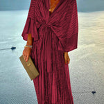 Dreamy Evenings Retro Court Style Kimono Party Maxi Dress