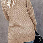 Oversized Knitted Sweater Cardigan