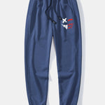 Dissolving Evil Smiley Face Print Relax Fit Hoodie & Jogging Pants