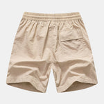 California Palm Tree Print Drop Shoulder Oversize T-Shirt & Man Mid Length Drawstring Swim Shorts