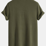 3 Pieces Short Sleeved Waffle Polo