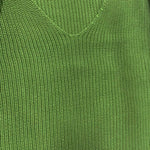 Men's Casual Solid Color V-Neck Loose Knit Pullover Sweater