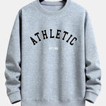 Athletic Print Relax Fit Sweatshirt