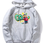 Graffiti Bear Print Hoodie