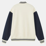 Jersey Contrast Preppy Jacket