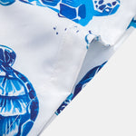 Turtle Print Button Up Shirt & Swim Shorts