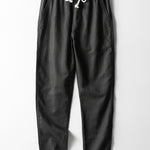 Striped Jacquard Cuban Collar Shirt & Straight Leg Linen Pants