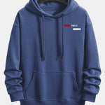 Paris Stripe Print Relax Fit Hoodie & Jogging Pants